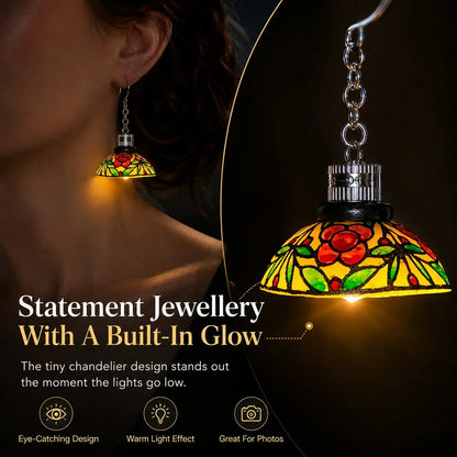 Decorative Light-Up Chandelier Earrings – The Perfect Party Accessory