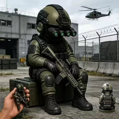Purpose-Built Mini Hardcore Tactical Forces Figure for Everyday Use