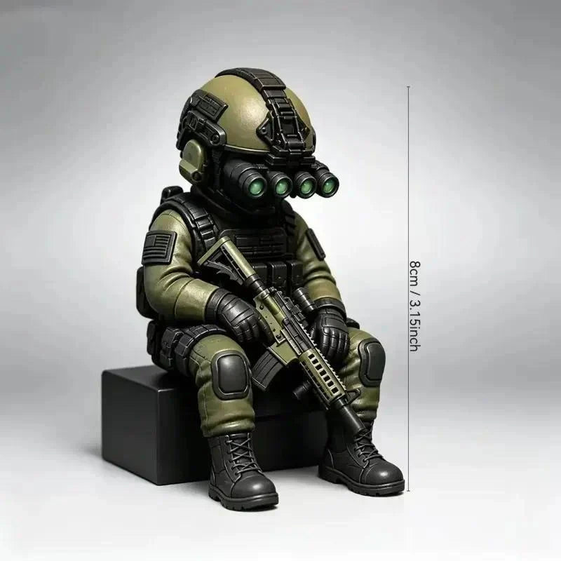 Purpose-Built Mini Hardcore Tactical Forces Figure for Everyday Use