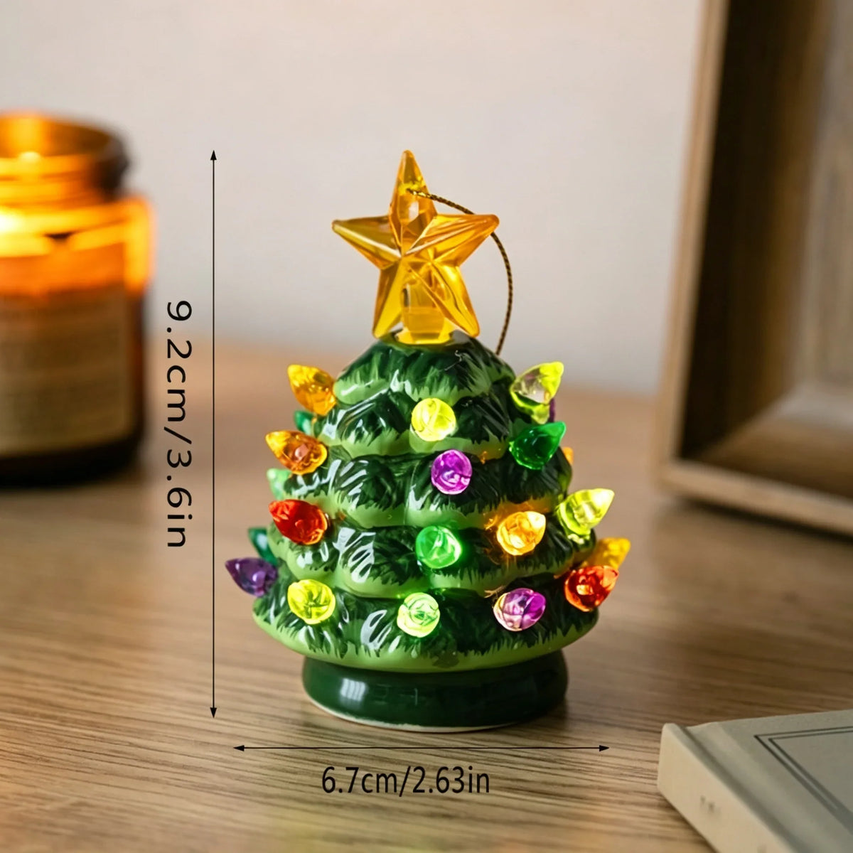 Space-Saving Mini Nostalgic Tree Ornaments with Gift