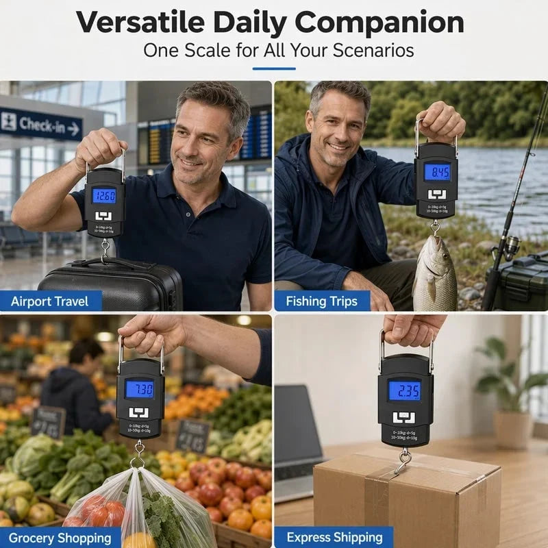 Purpose-Built Mini Portable Digital Luggage Scale for Everyday Use