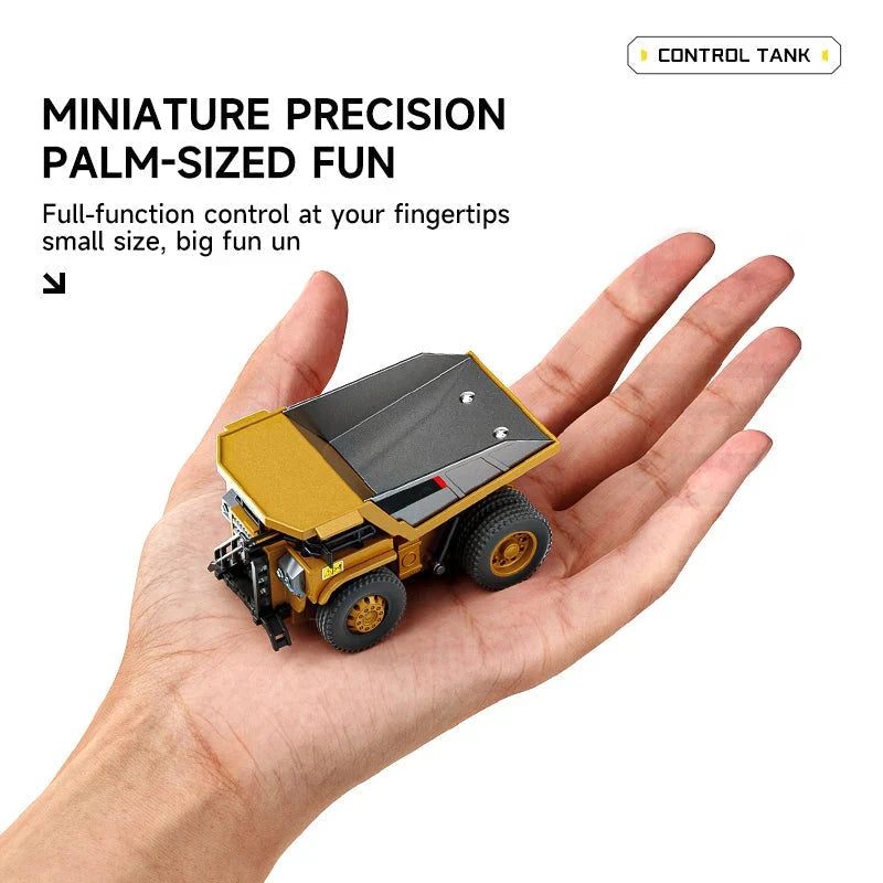 Vehicle-Ready RC Construction Vehicle Toy Set with Excavator, Dump