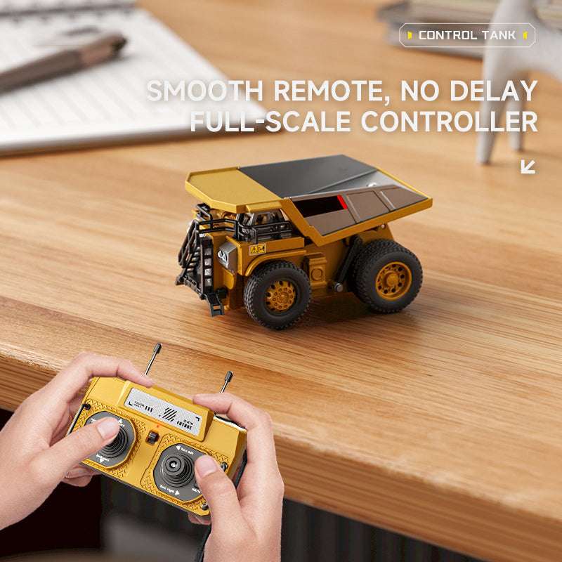 Vehicle-Ready RC Construction Vehicle Toy Set with Excavator, Dump
