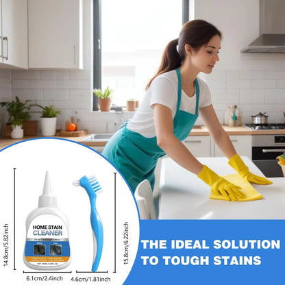 Clinging Mold-Stain Cleaning Gel and Detail Scrub Brush