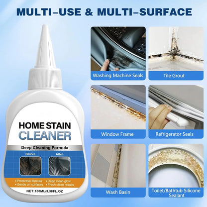 Clinging Mold-Stain Cleaning Gel and Detail Scrub Brush