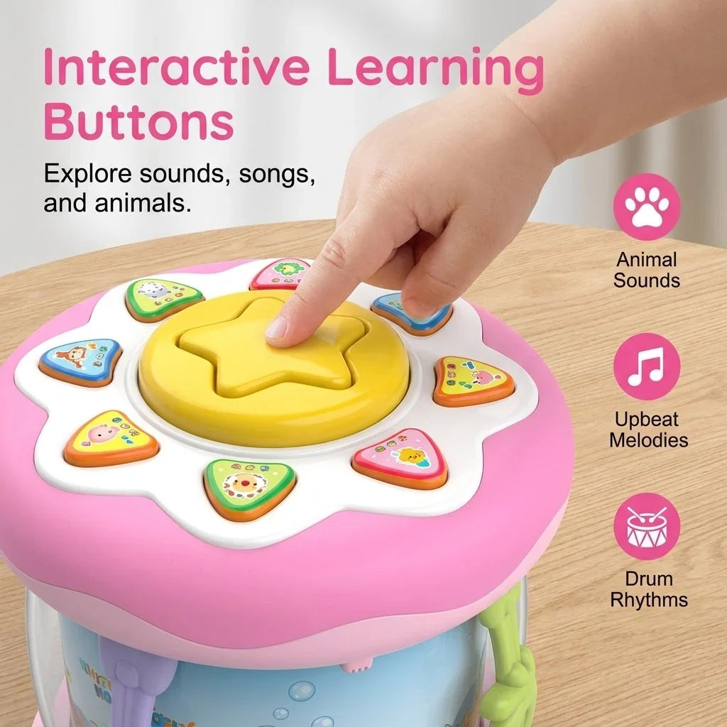 Decorative Montessori Sensory Musical Ocean Projector Toy for Babies