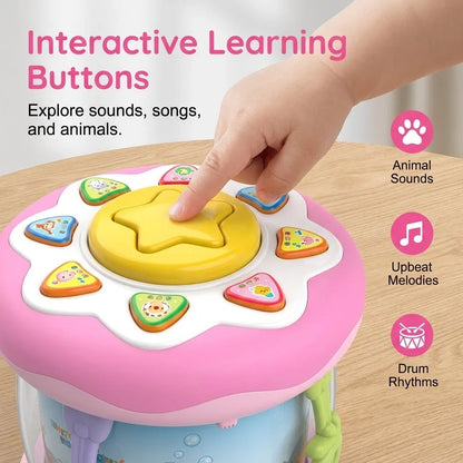 Decorative Montessori Sensory Musical Ocean Projector Toy for Babies