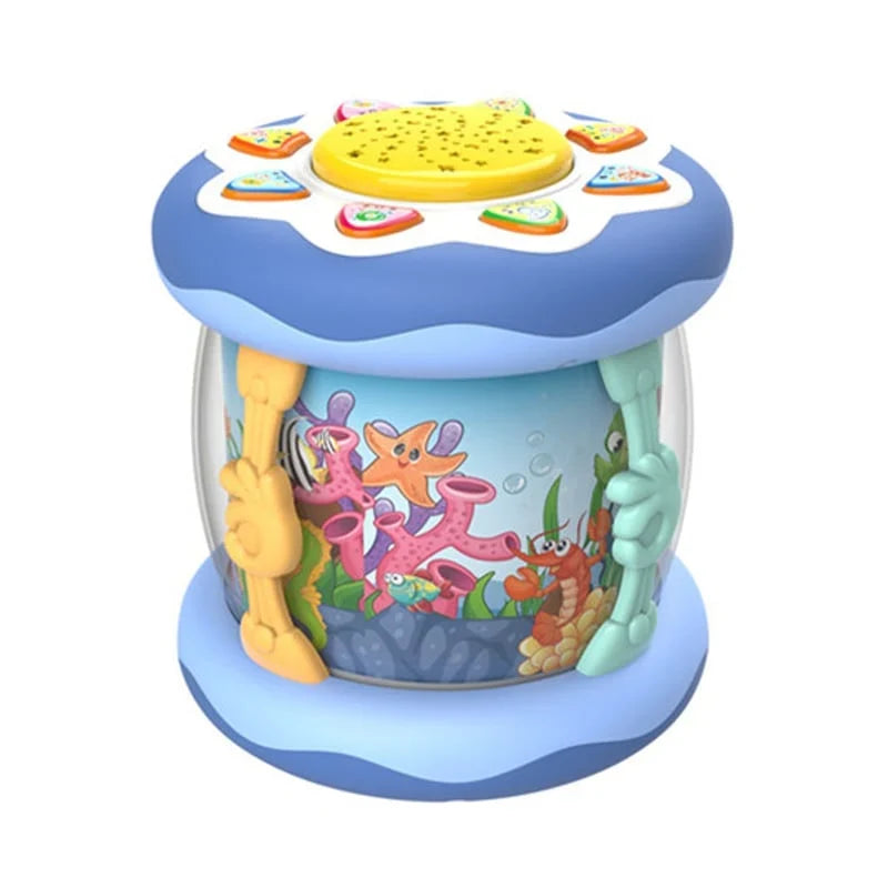 Decorative Montessori Sensory Musical Ocean Projector Toy for Babies