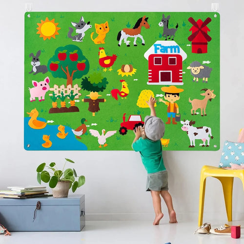 Montessori Adventure Felt Board for Creative Learning