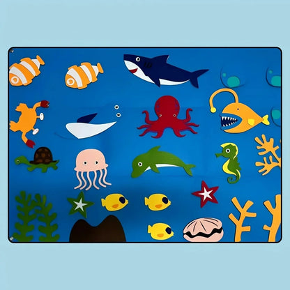 Montessori Adventure Felt Board for Creative Learning
