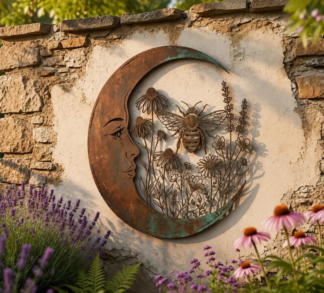 Purpose-Built Crescent Moon Bee Wall Decor for Everyday Use
