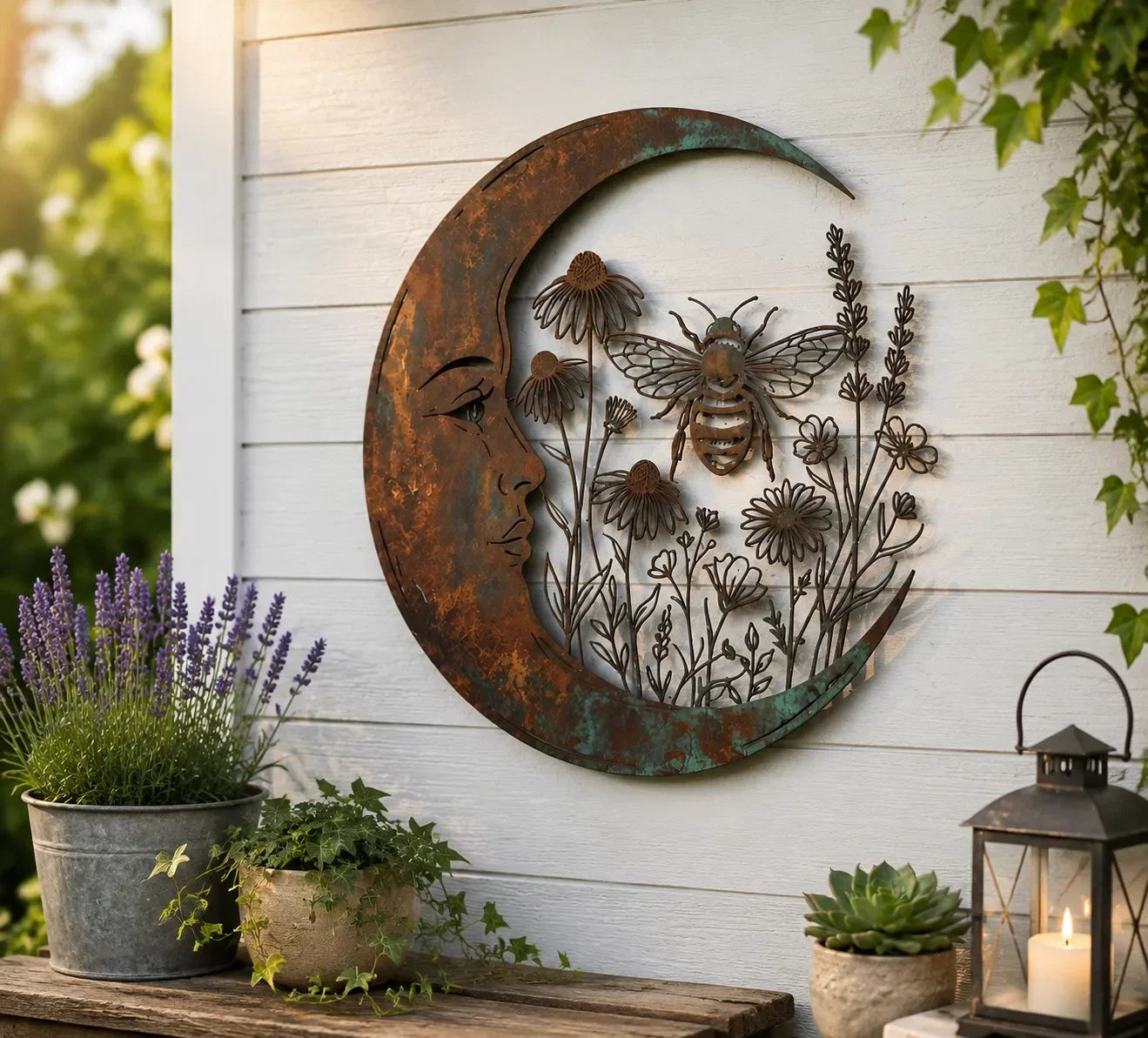 Purpose-Built Crescent Moon Bee Wall Decor for Everyday Use