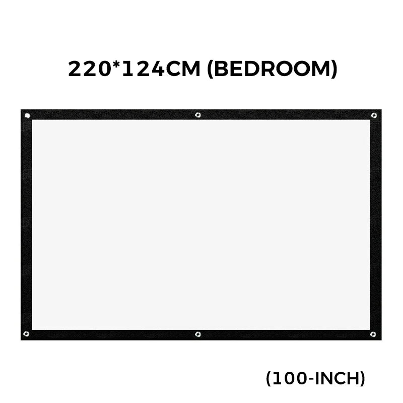 Purpose-Built High Definition Projection Screen - 120-inch Diagonal
