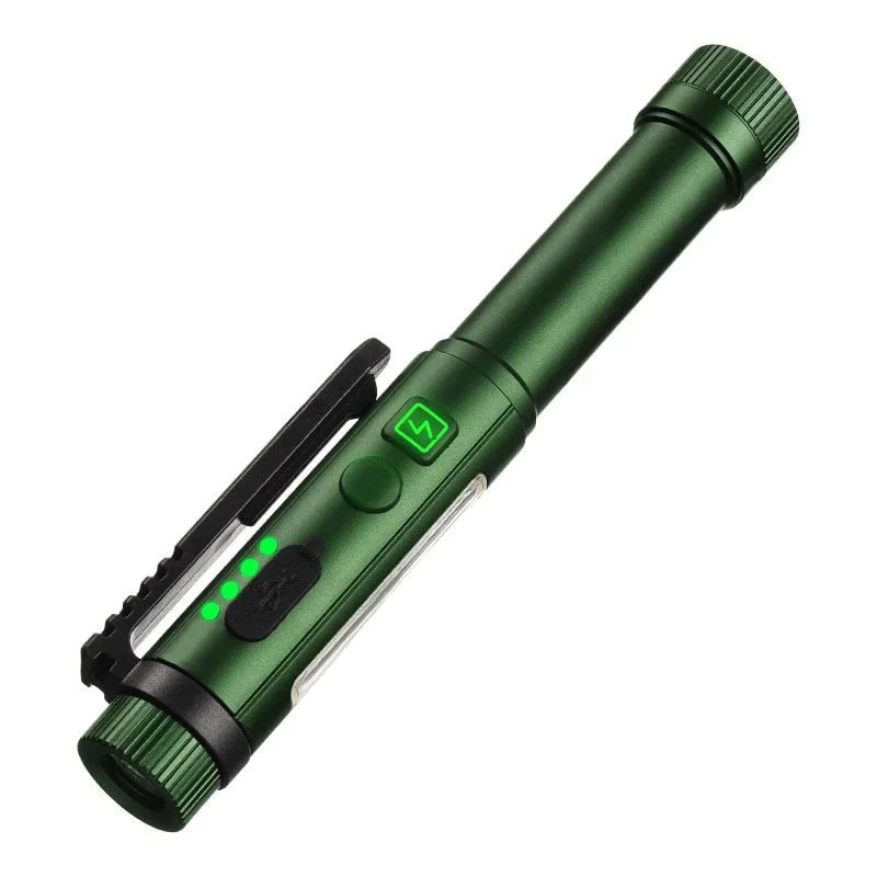 Pen-Shaped Magnetic LED Work Light with Rotating Head