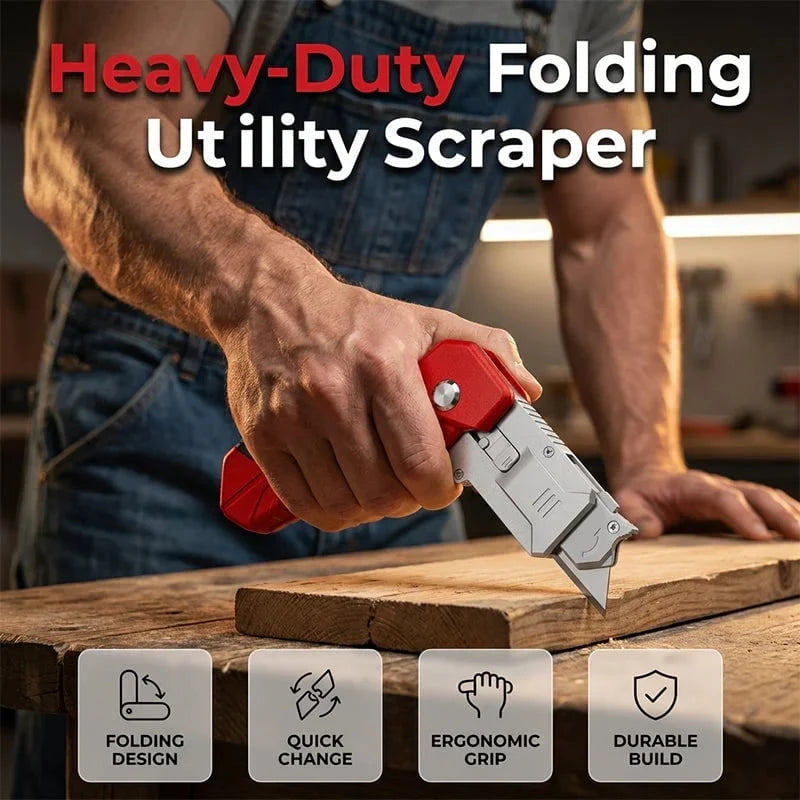 Purpose-Built Multi-Functional Heavy Duty Scraper – Sharp blade &