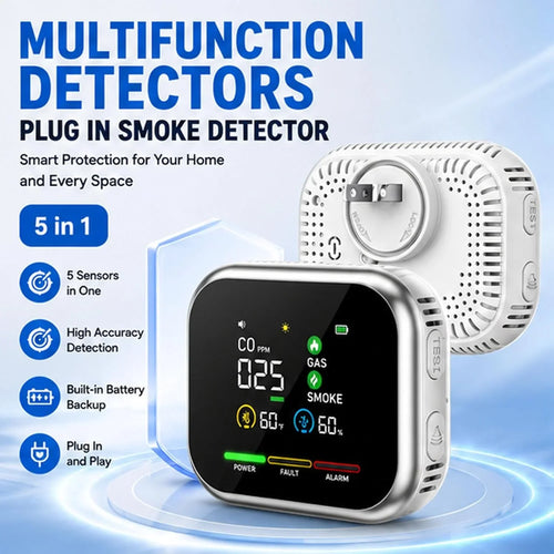 Purpose-Built Multi-Function Home Safety Detector - CO,Gas
