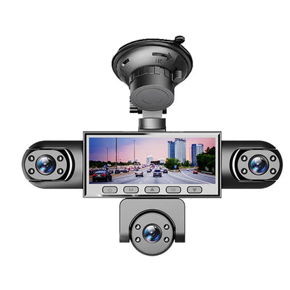 Purpose-Built HD 1080P Multi-Lens Dash Cam with Night Vision