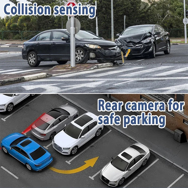 Purpose-Built HD 1080P Multi-Lens Dash Cam with Night Vision