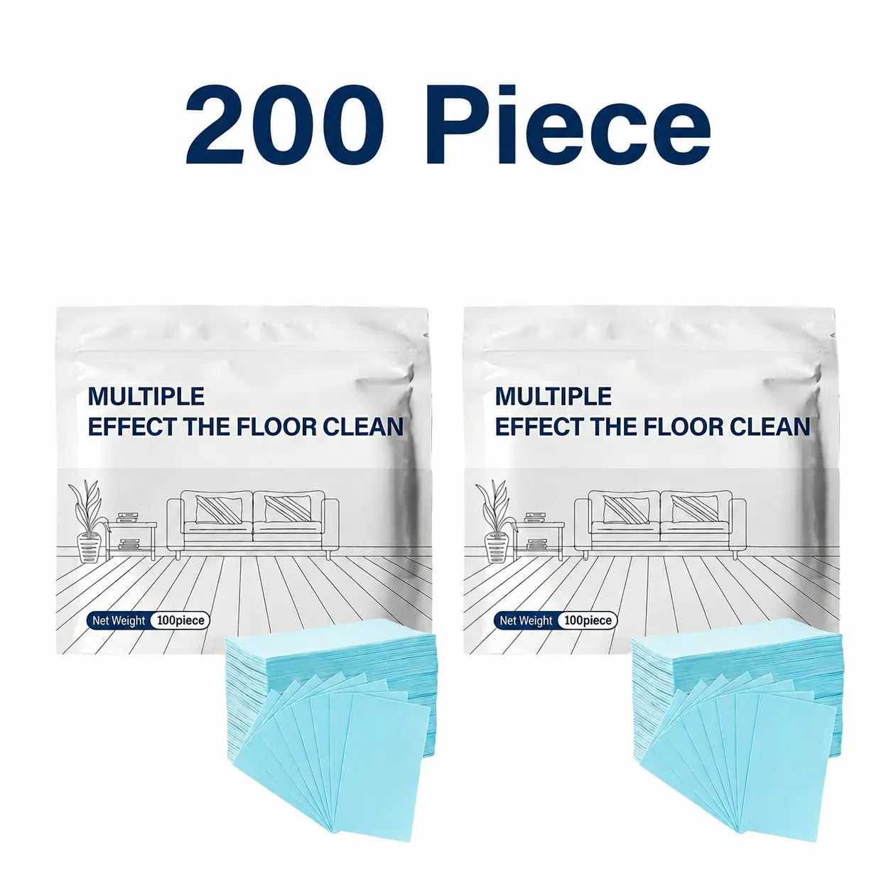 Easy-Care 100 Piece Multi-Surface Antibacterial Cleaner for Hardwood