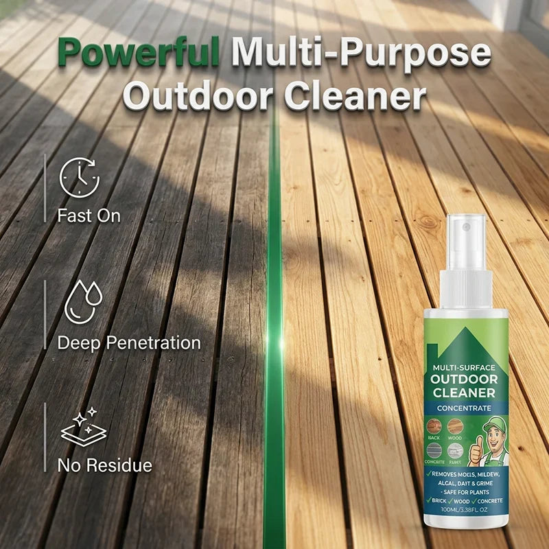 Easy-Care Multi-Surface Outdoor Cleaner Concentrate for Routine Upkeep
