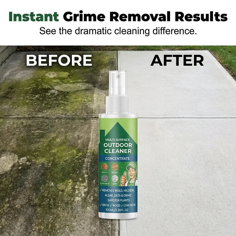 Easy-Care Multi-Surface Outdoor Cleaner Concentrate for Routine Upkeep
