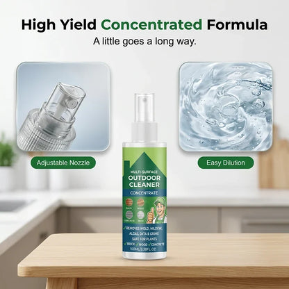 Easy-Care Multi-Surface Outdoor Cleaner Concentrate for Routine Upkeep