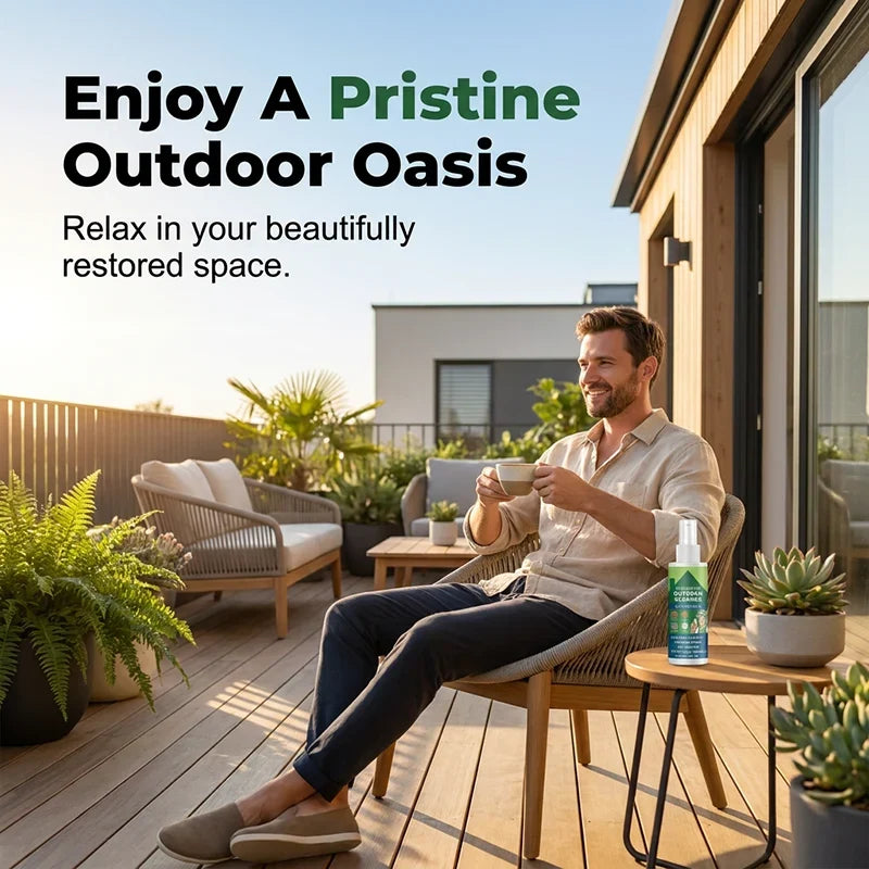 Easy-Care Multi-Surface Outdoor Cleaner Concentrate for Routine Upkeep