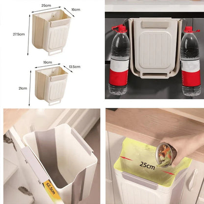Practical Multipurpose Hanging Collapsible Trash Can for – Mzdljt1