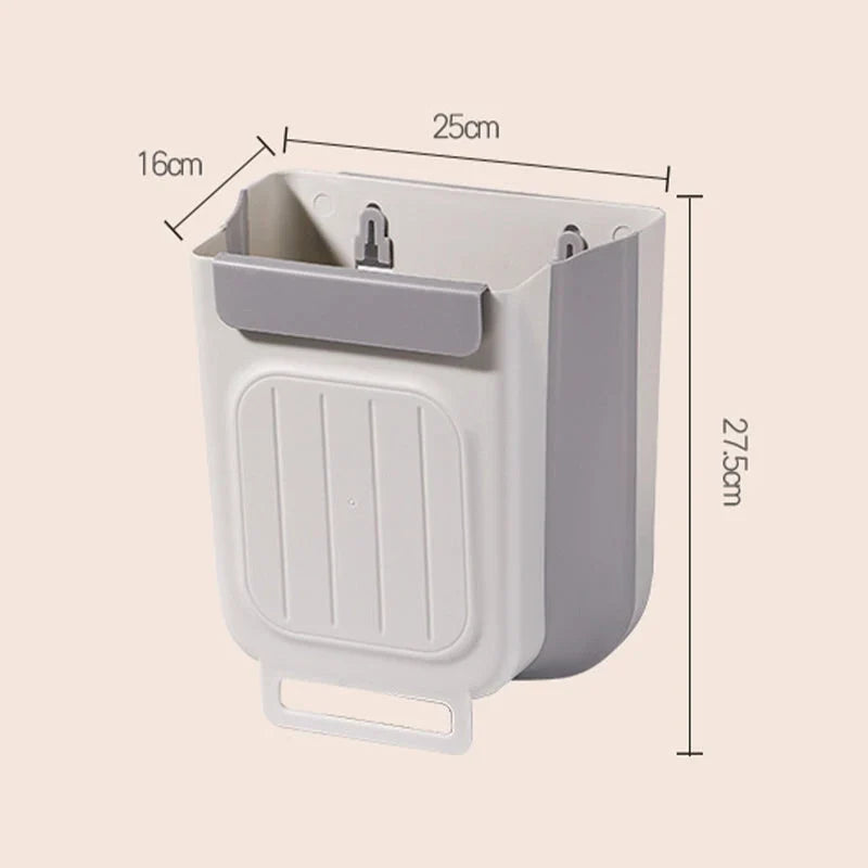 Practical Multipurpose Hanging Collapsible Trash Can for – Mzdljt1