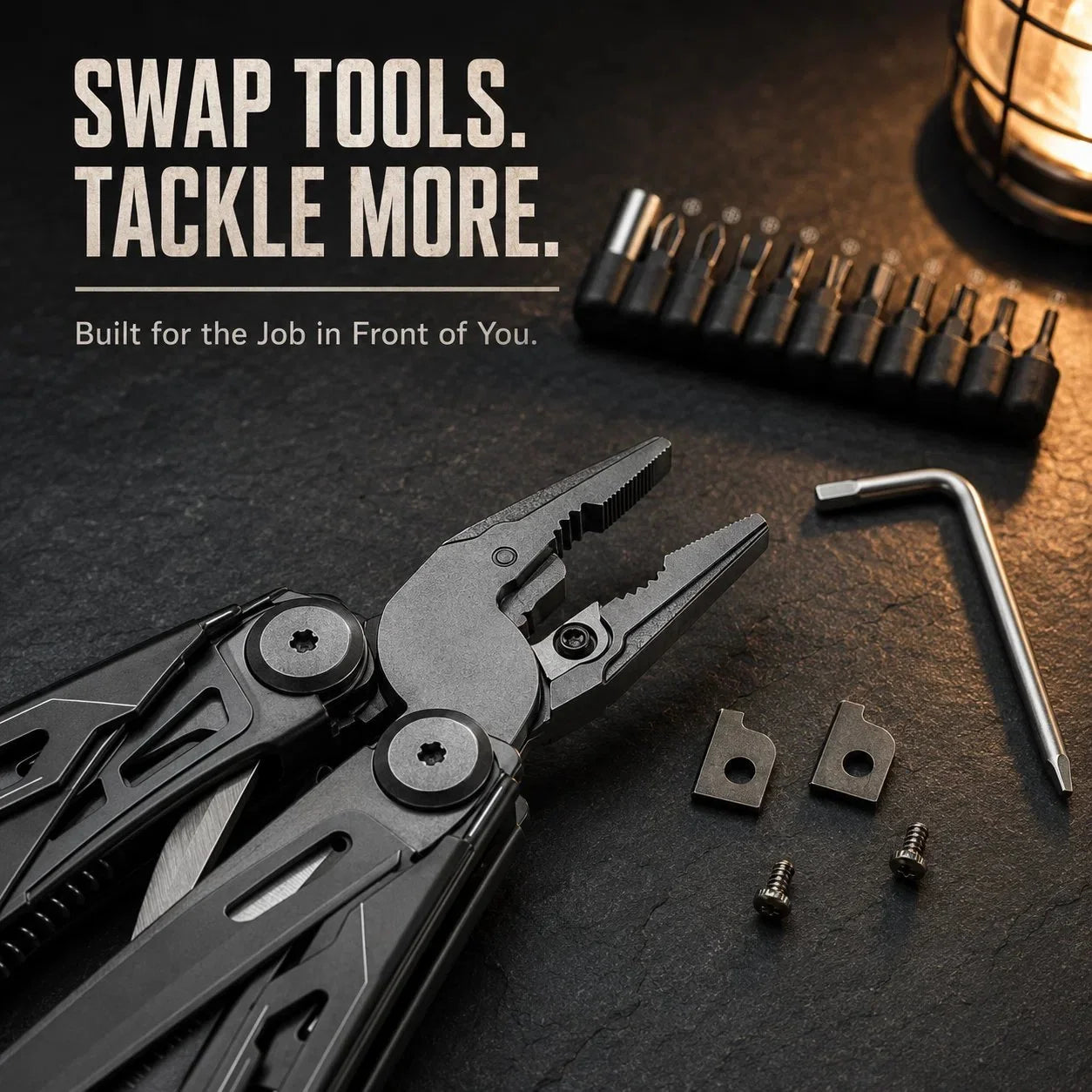 Vehicle-Ready 16-in-1 Camping Multi-Tool with Full-Size Scissors &