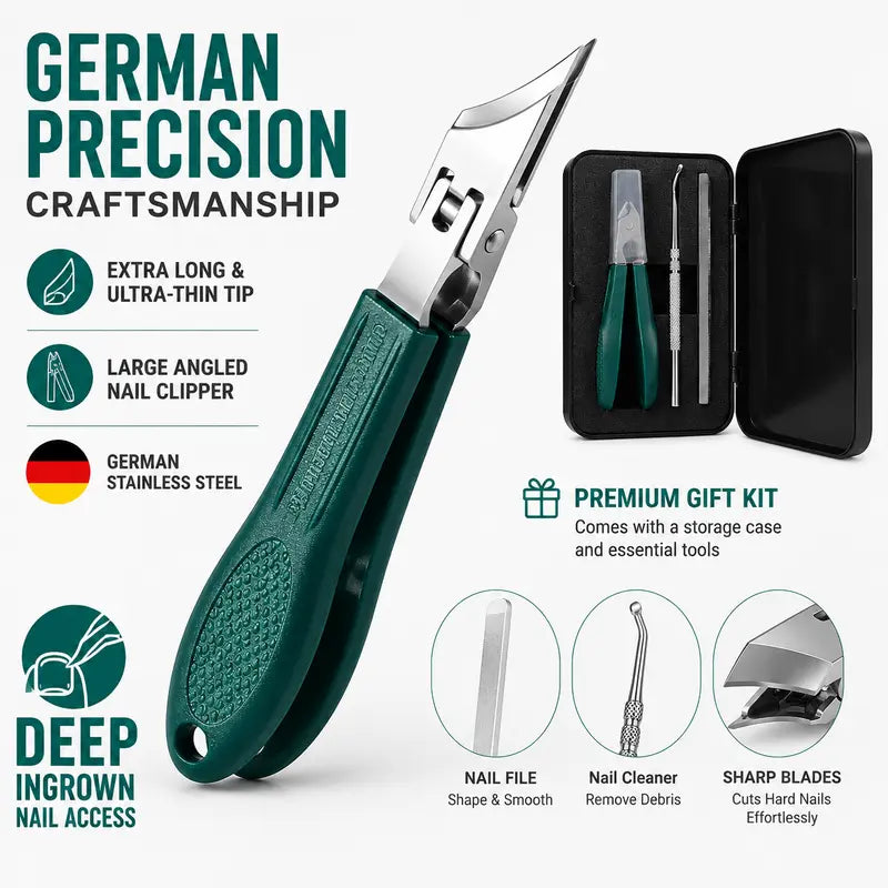Purpose-Built Eagle Beak Beveled Nail Clippers（3PCS ） for Everyday Use
