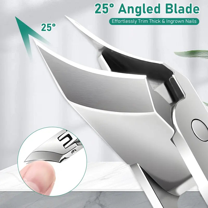 Purpose-Built Eagle Beak Beveled Nail Clippers（3PCS ） for Everyday Use