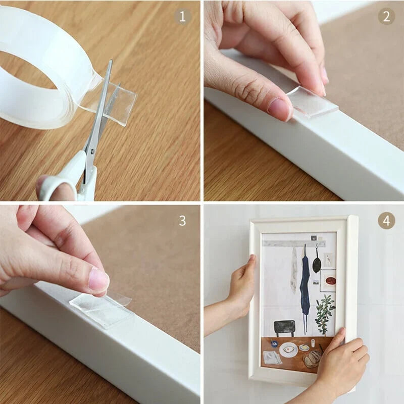 Task-Ready THIS MAGIC NANO TAPE – DAMAGE EVER for Home Upkeep