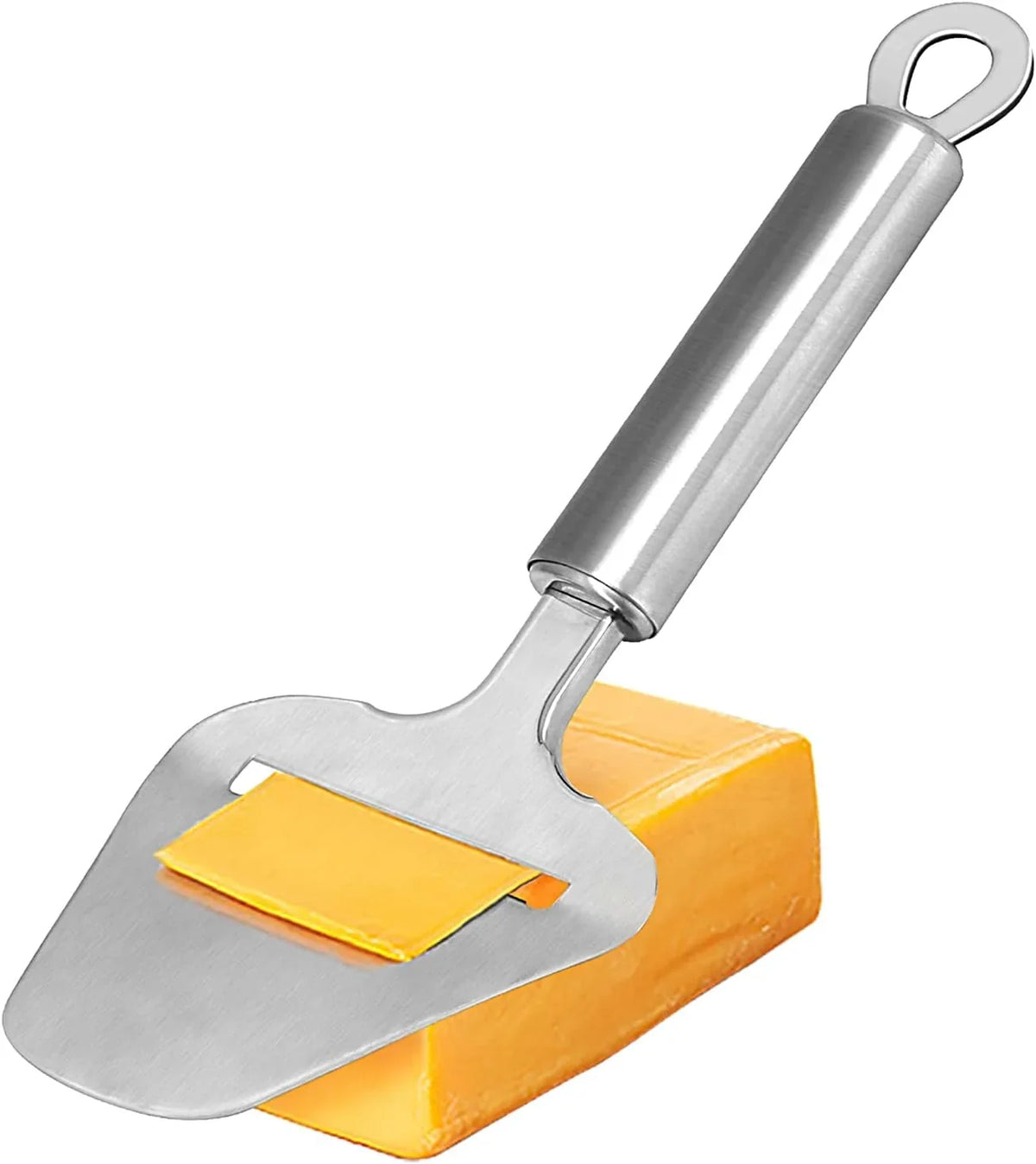 Stainless Steel Cheese Slicer with Sharp Blade and Easy Grip