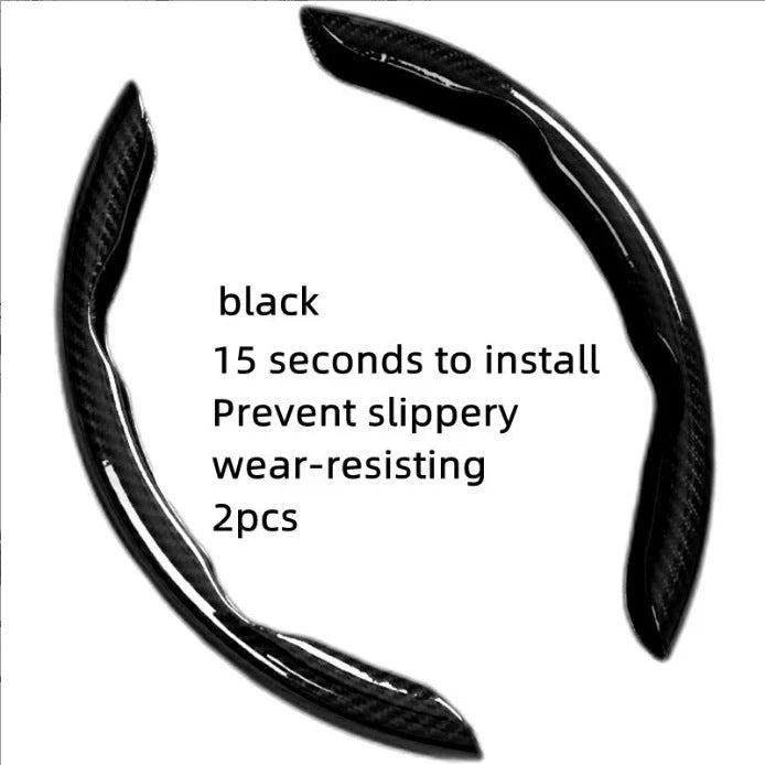 Vehicle-Ready Non-Slip Car Steering Wheel Cover for 15 Inch