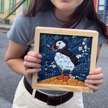 Hands-On No-Sew Kinusaiga Fabric Art Kit – DIY Fabric Tucking Wall
