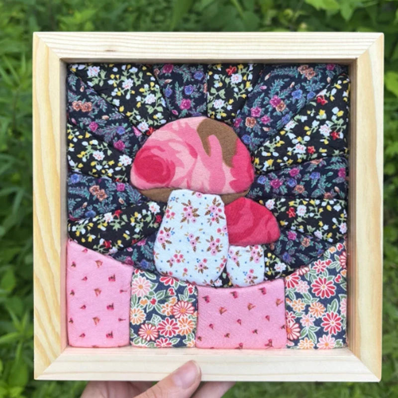 Hands-On No-Sew Kinusaiga Fabric Art Kit – DIY Fabric Tucking Wall
