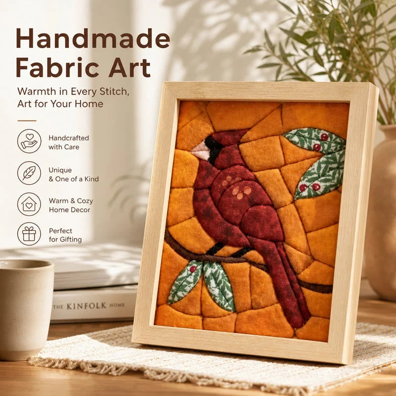 Hands-On No-Sew Kinusaiga Fabric Art Kit – DIY Fabric Tucking Wall