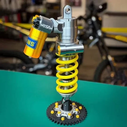 Suspension Shock Absorber-Inspired Desk Lamp