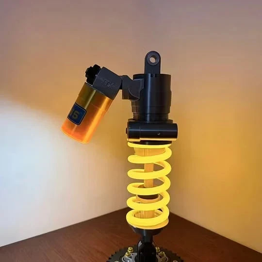 Suspension Shock Absorber-Inspired Desk Lamp