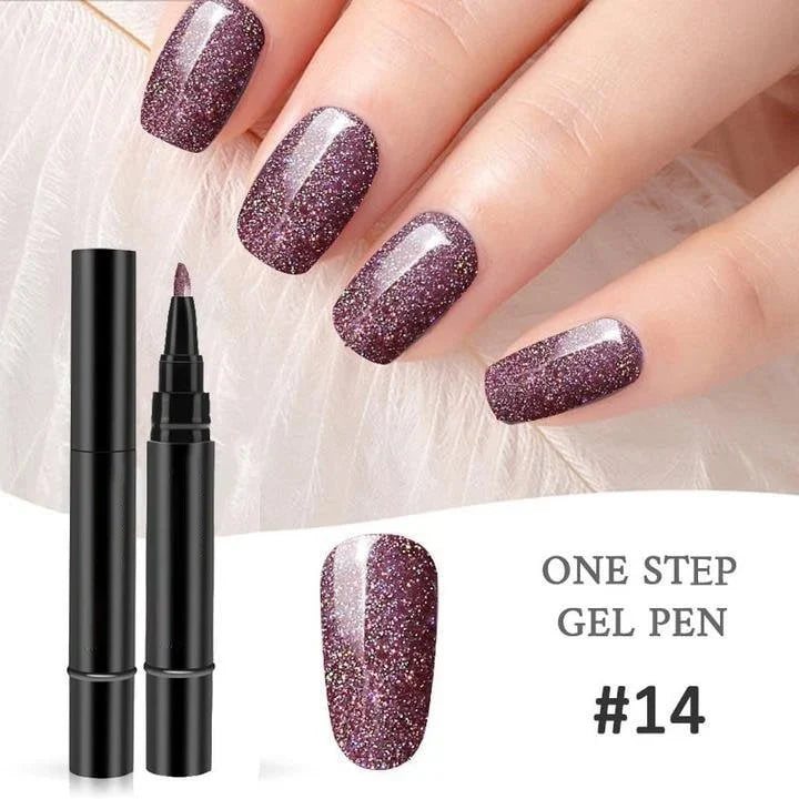 Decorative Tijdelijke actie: 1+1 gratis One Step Nagelgel Pen Gratis