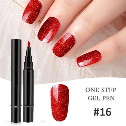 Decorative Tijdelijke actie: 1+1 gratis One Step Nagelgel Pen Gratis