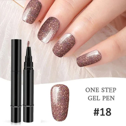Decorative Tijdelijke actie: 1+1 gratis One Step Nagelgel Pen Gratis