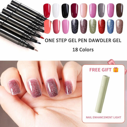 Decorative Tijdelijke actie: 1+1 gratis One Step Nagelgel Pen Gratis
