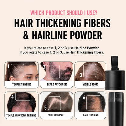 Purpose-Built Hairline Powder Root Touch-Up Quick Cover Thin Hair
