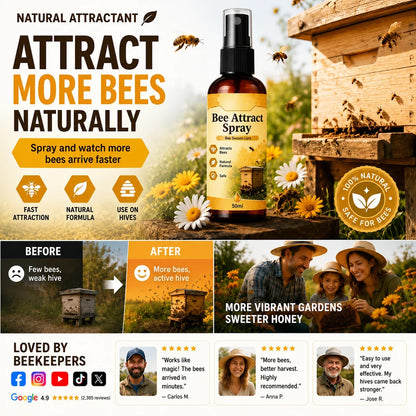 Purpose-Built Summer Natural Outdoor Bee Attractant