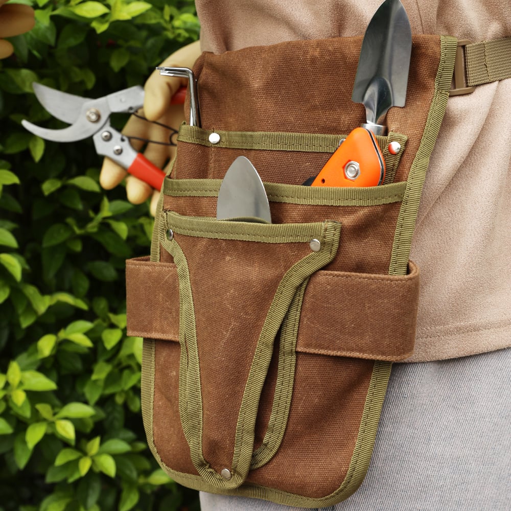 Durable Gardening Tool Belt with Multi-Pocket Storage