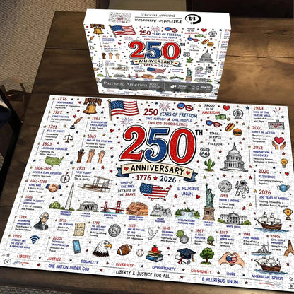 Hands-On Patriotic America Jigsaw Puzzle 1000 Pieces for Creative Play