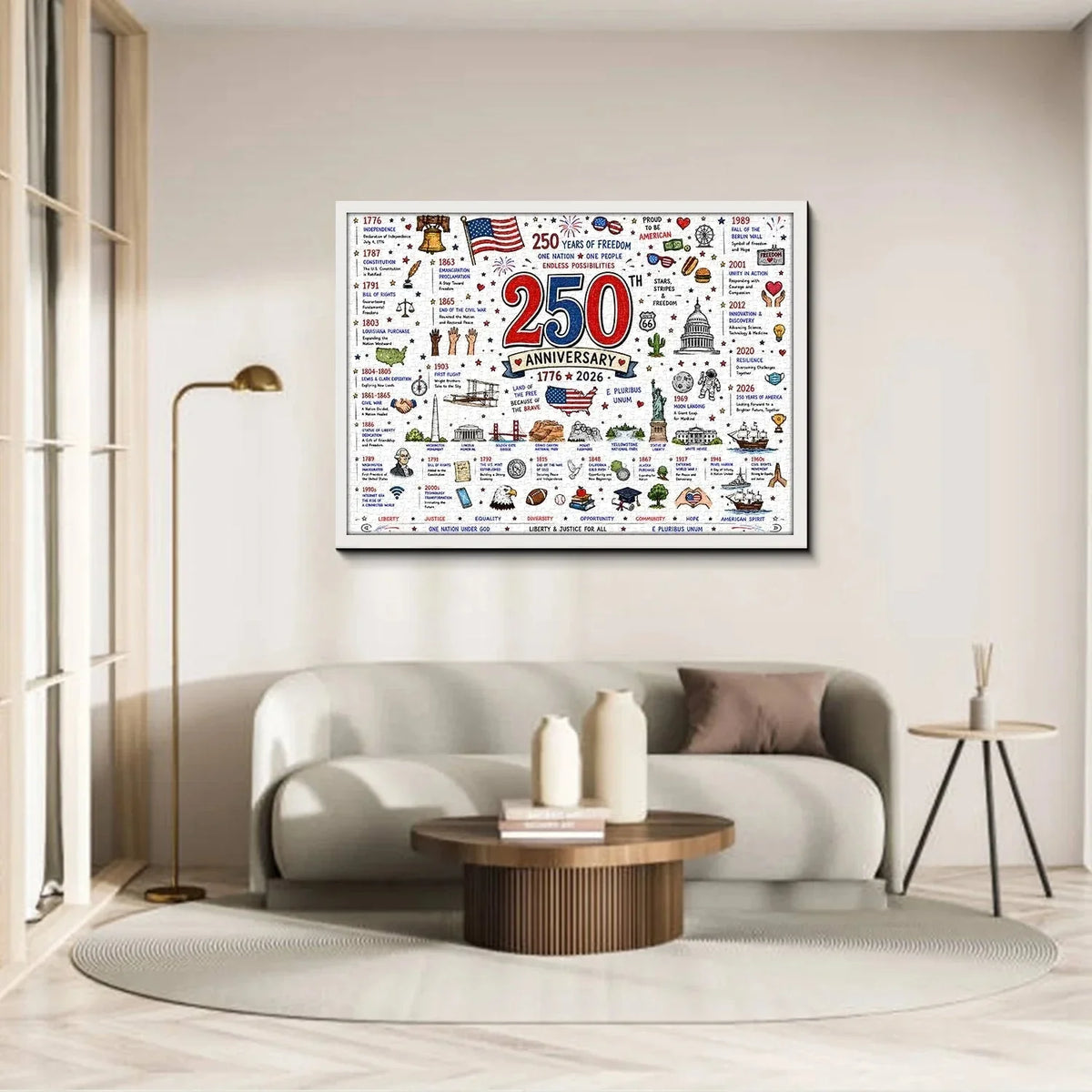 Hands-On Patriotic America Jigsaw Puzzle 1000 Pieces for Creative Play