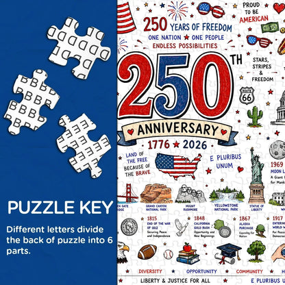 Hands-On Patriotic America Jigsaw Puzzle 1000 Pieces for Creative Play
